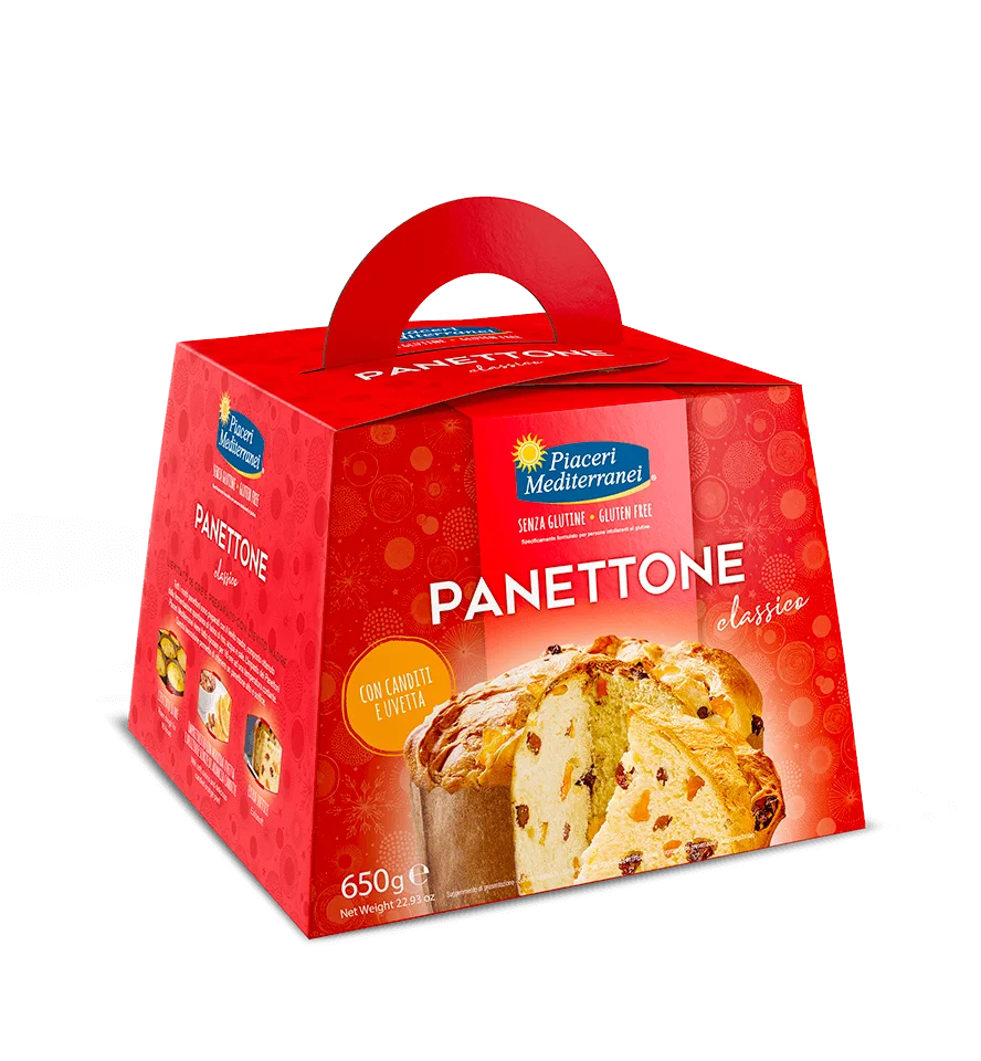 Panettone senza glutine - Piaceri Mediterranei