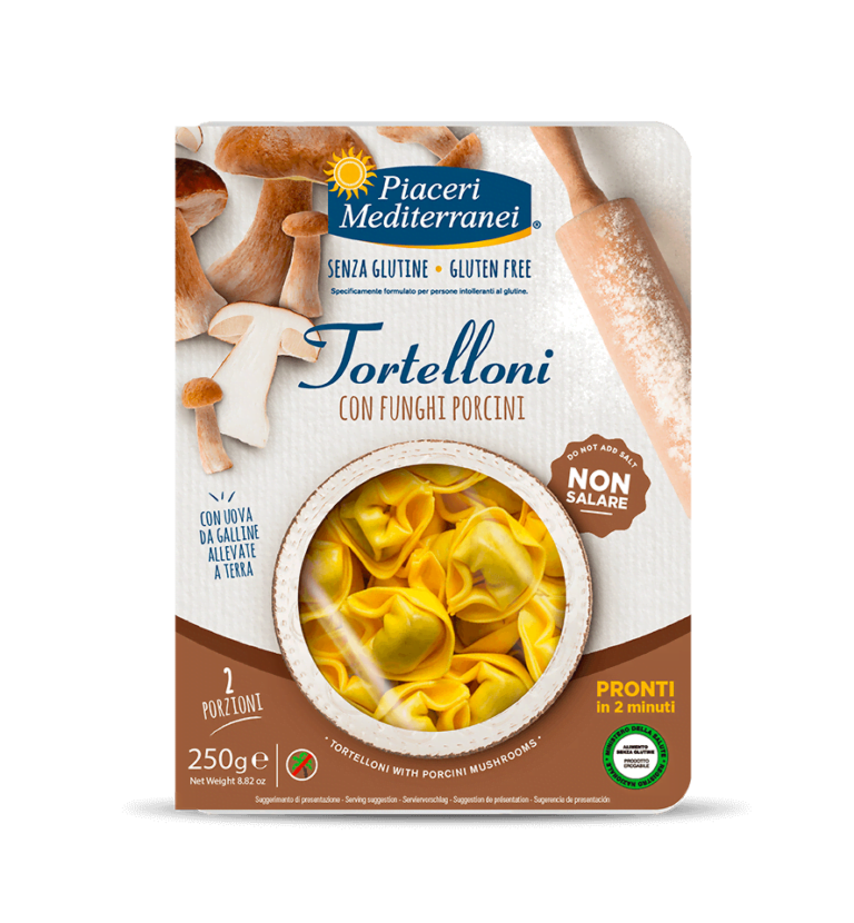 Tortellini e tortelloni senza glutine Piaceri Mediterranei